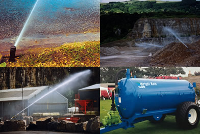 Various dust suppression products